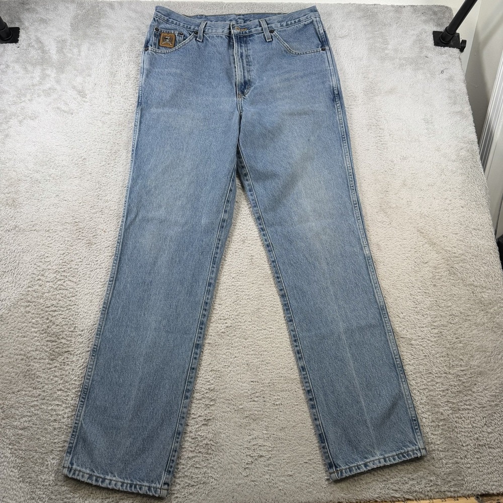 Cinch Jeans Men 36x34 (Fit 34x32) Blue Denim Cowboy Western Rodeo Bronze Label